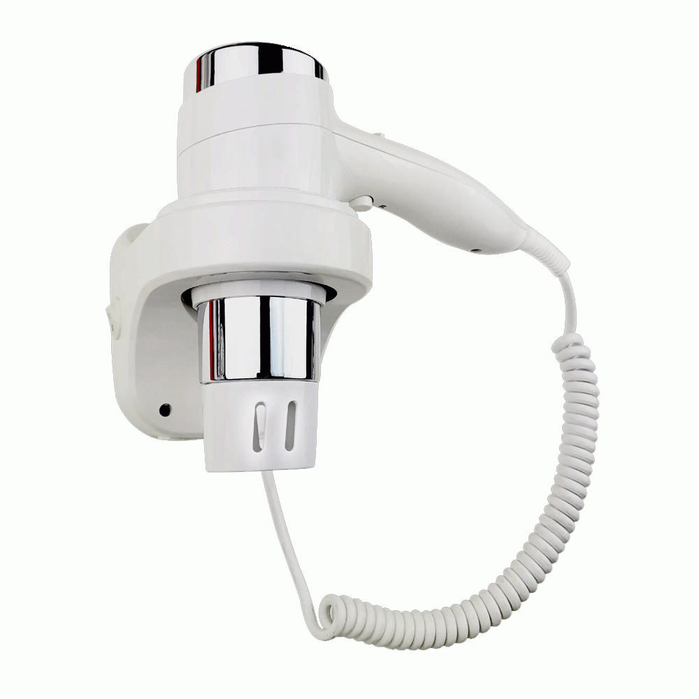 SKU: D08W WALL MOUNTED HAIR DRYER 1600W WHITE