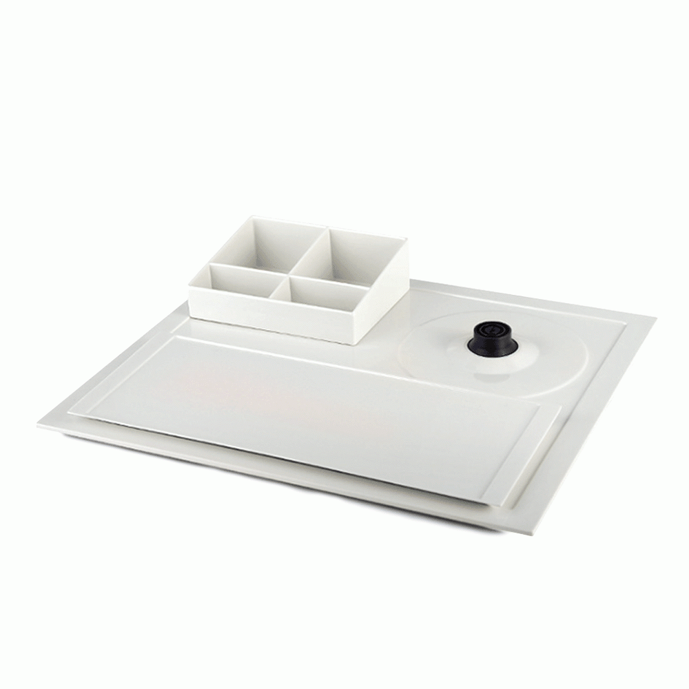 SKU: B-H2002WH KETTLE 1.2L WITH TRAY SET