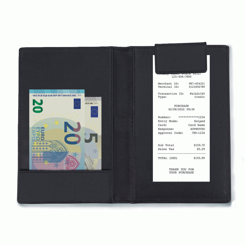L-18 PU LEATHER BILL PRESENTER FOLDER