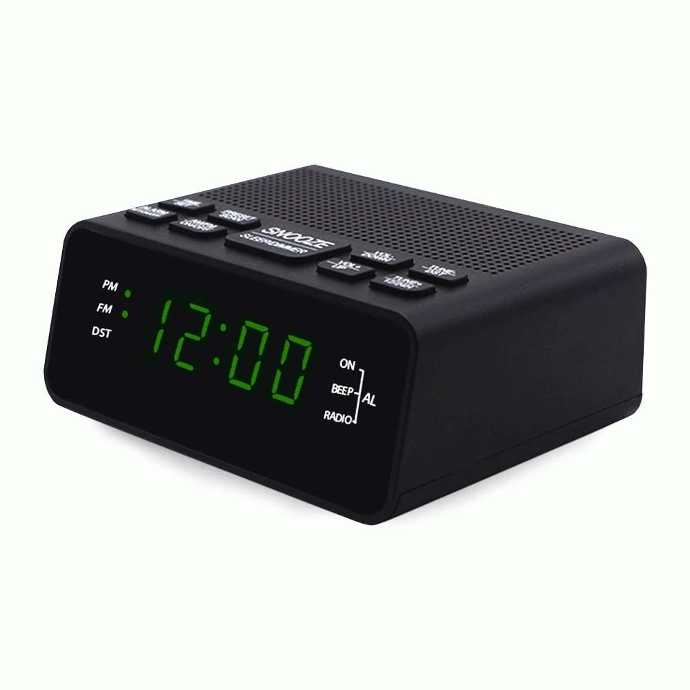 BT509 DIGITAL ALARM CLOCK, RADIO WITH USB CHARGER