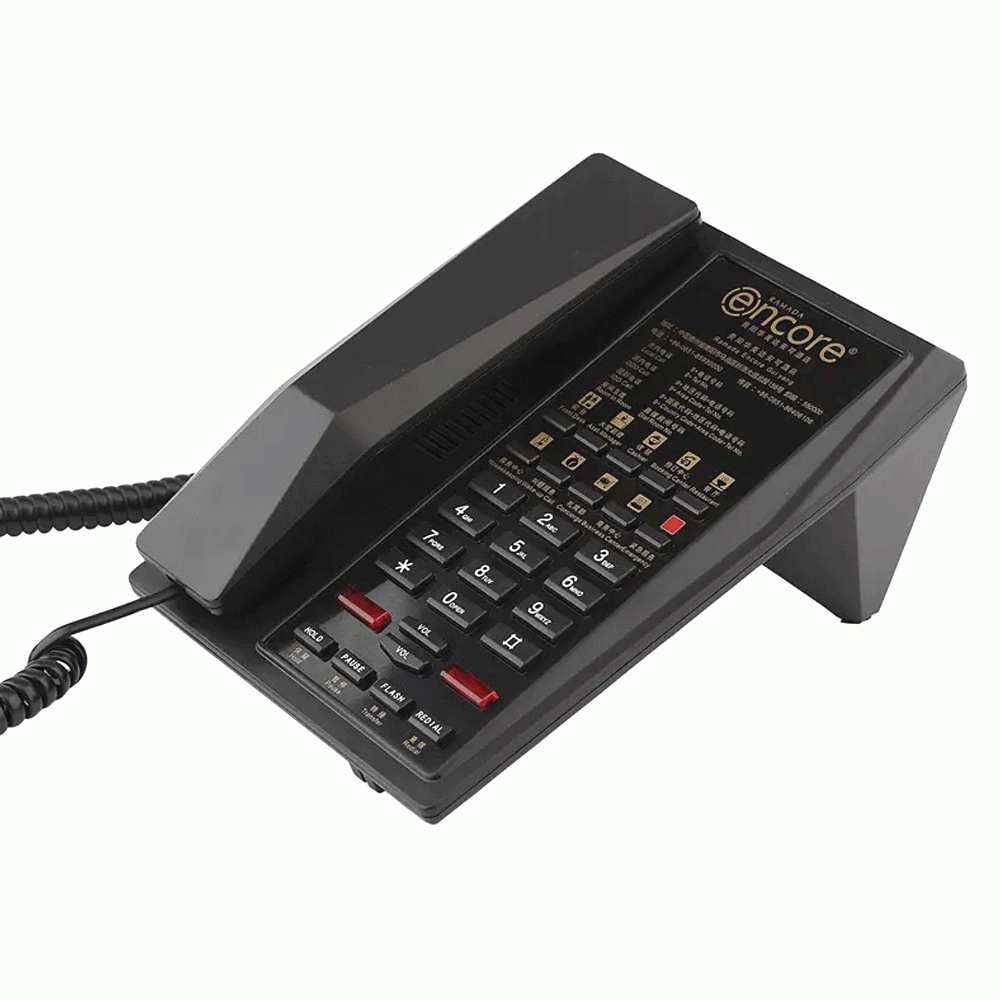 ACE-8901-SI TELEPHONE FOR HOTEL ROOM - SILVER