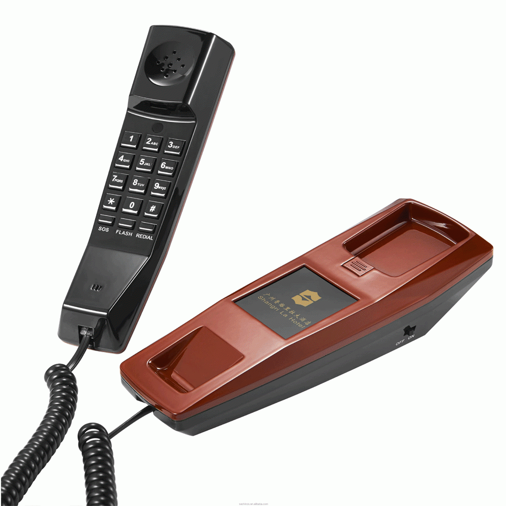 SN-8903UV-RED TELEPHONE FOR HOTEL ROOM - UV OIL RED