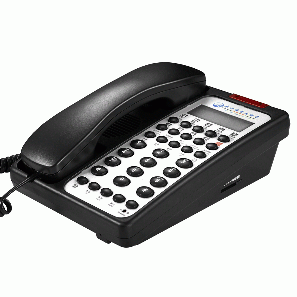 SN-0006BL TELEPHONE WITH DISPLAY FOR HOTEL ROOM - BLACK