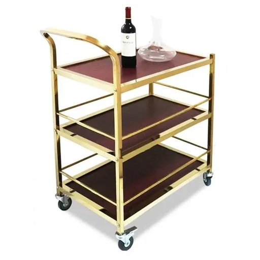 HS-G007 THREE-LAYER SERVICE TROLLEY