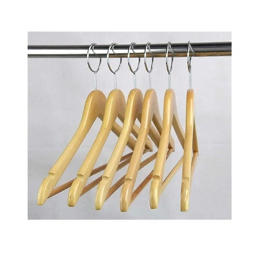 1001 ANTI-THEFT WOODEN CLOTHES HANGER 44.5x23x1.2cm