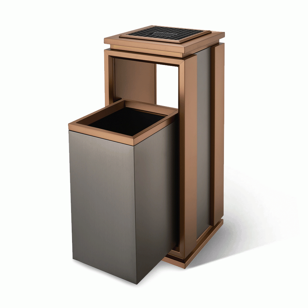 SKU: HS-B240 COMMERCIAL STANDING BIN WITH ASHTRAY
