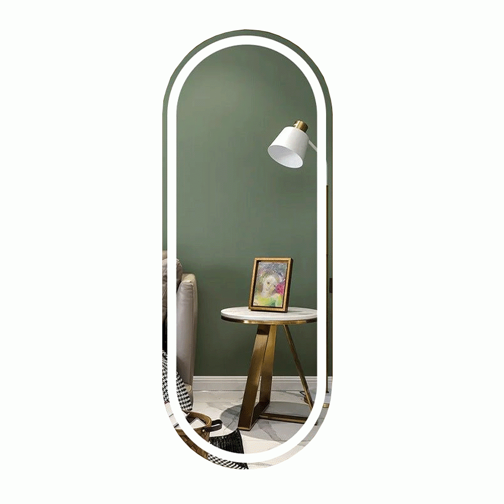 SKU: QSJ-020 FULL LENGTH LED FRONT LIGHT FRAMELESS MIRROR
