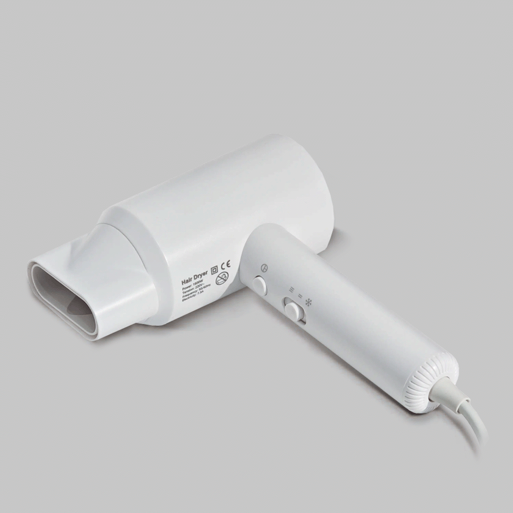SKU: F21-W FOLDABLE HAIR DRYER 1600W MATT WHITE
