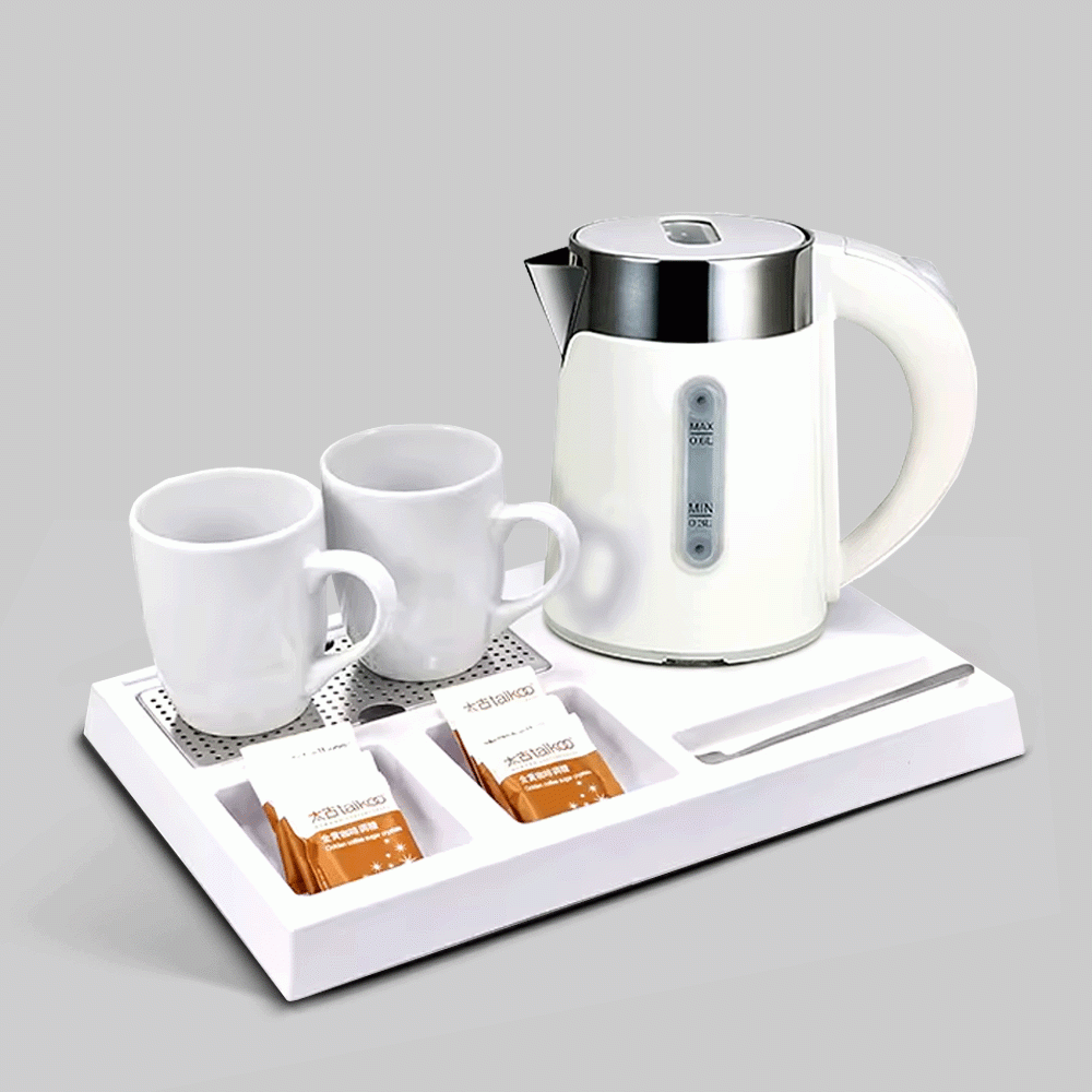 SKU: I-H1262W KETTLE 0.6L WITH TRAY SET