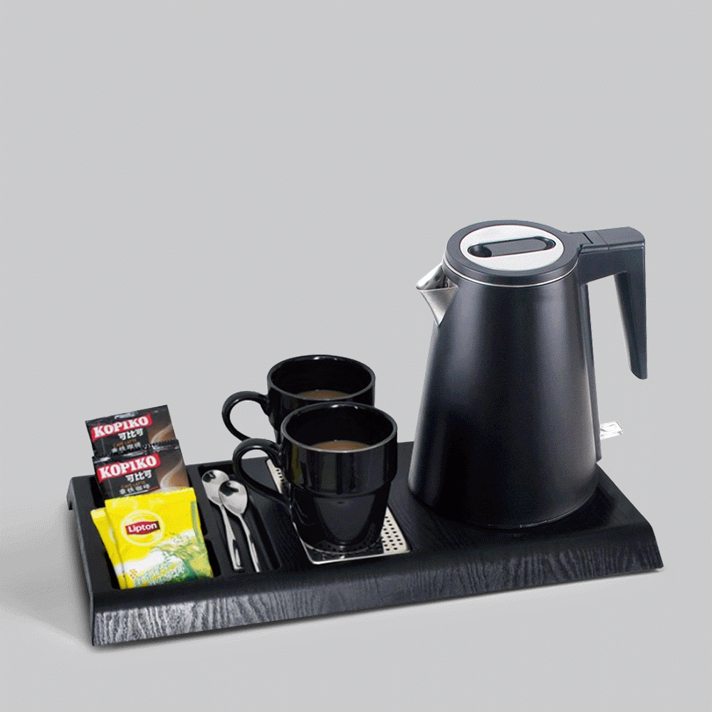 SKU: G-K81BL KETTLE 0.8L WITH TRAY SET