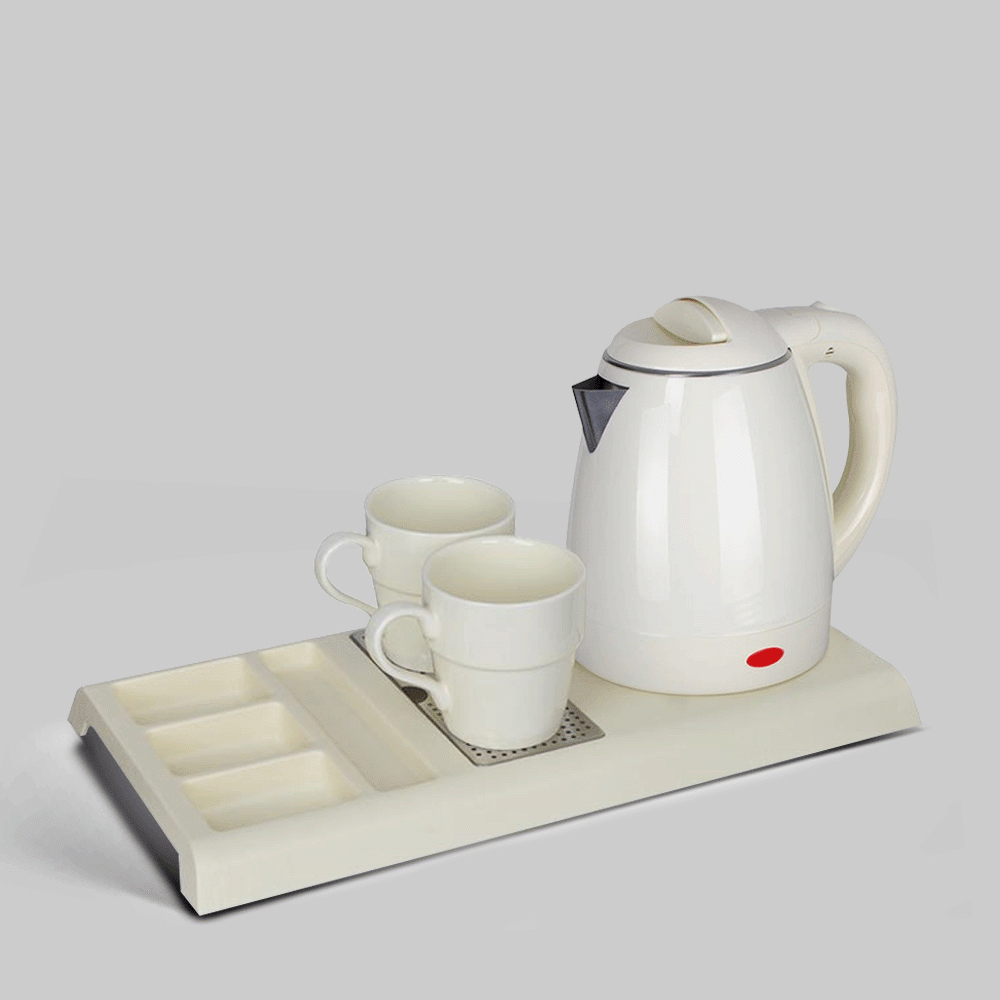 SKU: G-H2002W KETTLE 1.2L WITH TRAY SET