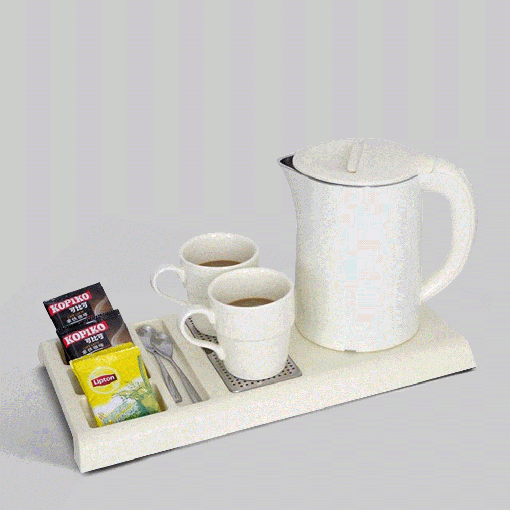 SKU: G-H1266W KETTLE 1.2L WITH TRAY SET