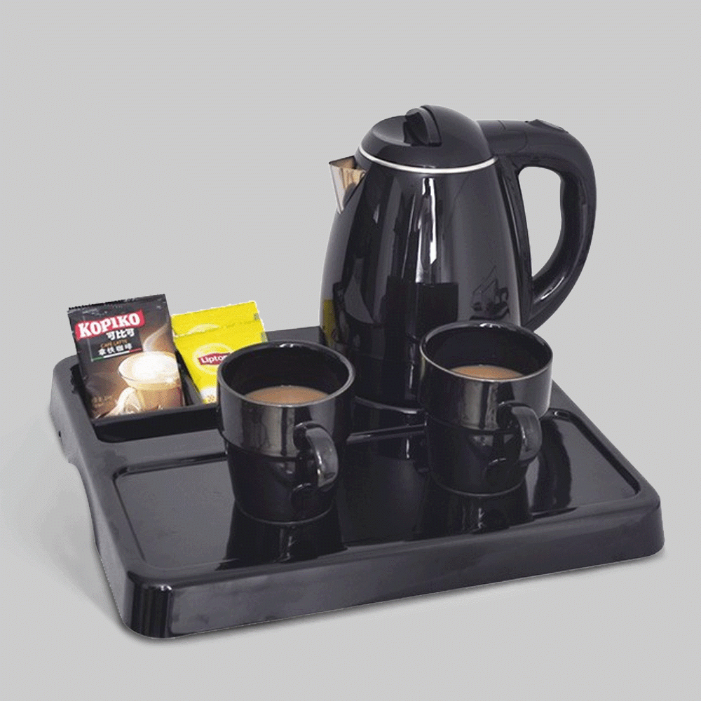 SKU: F-H2002BL KETTLE 1.2L WITH TRAY SET