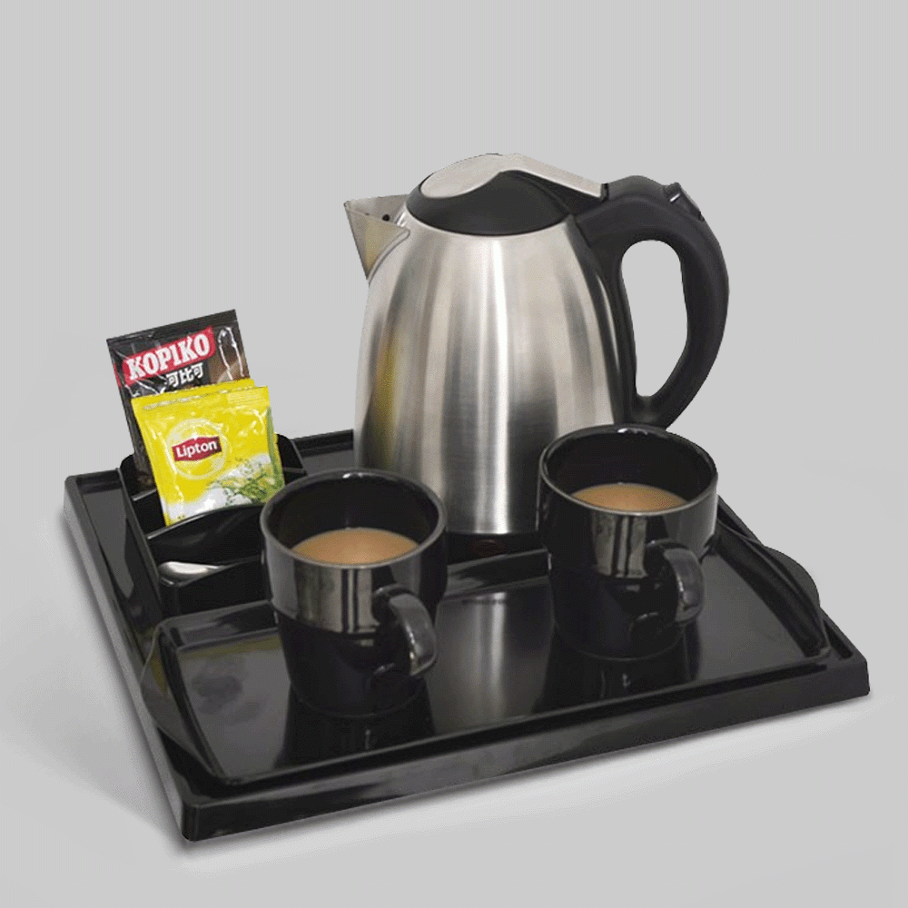 SKU: A-H1203 KETTLE 1.2L WITH TRAY SET