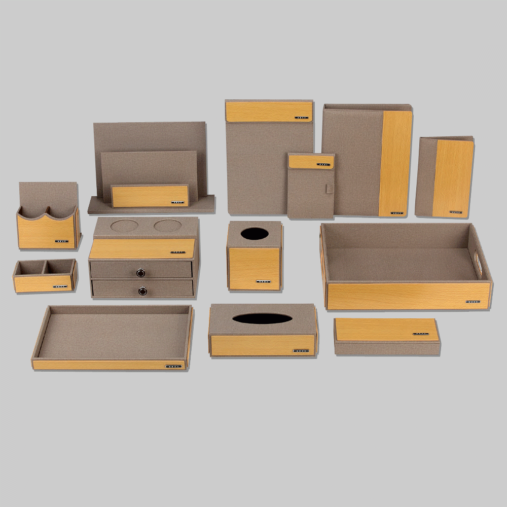 CL-9119 PU LEATHER HOTEL AMENITIES 13pcs