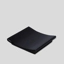HS-AC-101 ACRYLIC SOAP DISH - BLACK