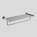 BATHSHELF WALL-MOUNTED TOWEL RACK - STAINLESS STEEL