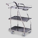 HS-HZ086 THREE-LAYER SERVICE TROLLEY