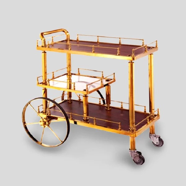 HS-MCG003 THREE-LAYER SERVICE TROLLEY