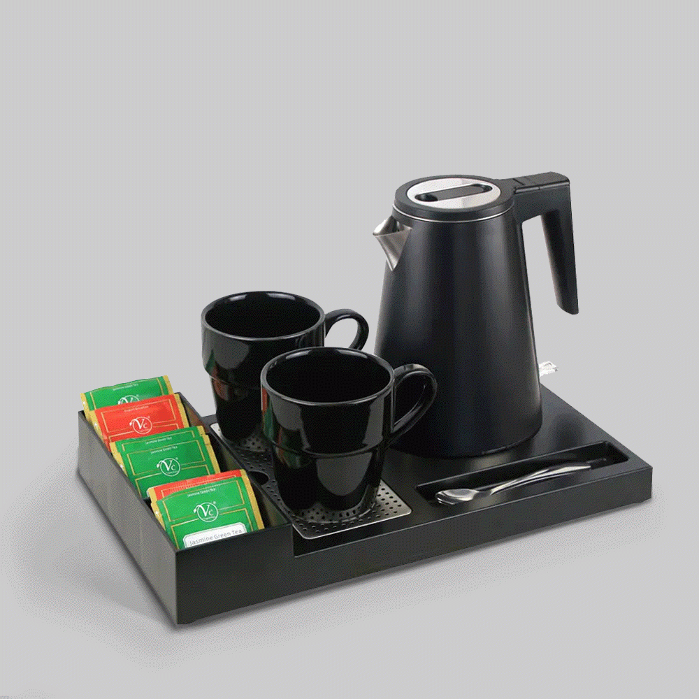 SKU: P-K81BL KETTLE 0.8L WITH TRAY SET