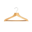 R019NR WOODEN CLOTHES HANGER 44.5x2.5x4.5cm