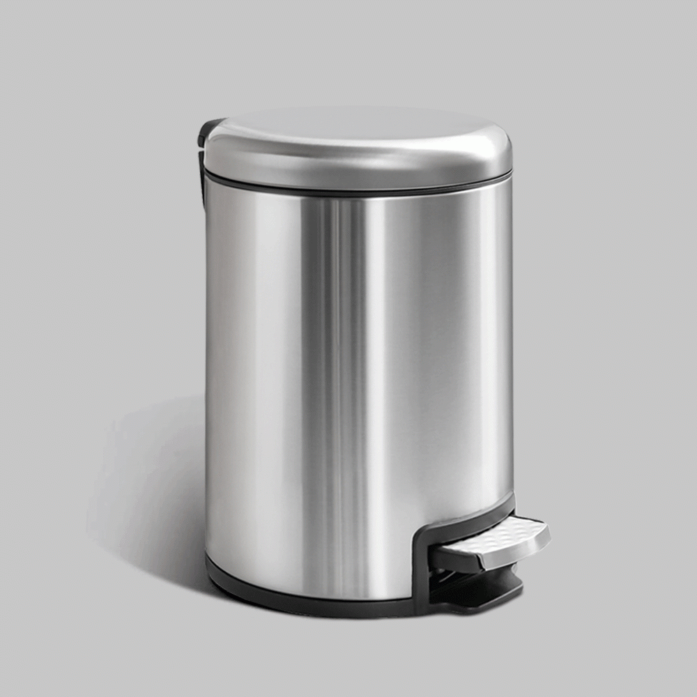 SKU: HS-Q5-5LS PEDAL DUSTBIN 5Ltr (SIZE OPTIONS: 5Ltr, 9Ltr, 12Ltr)