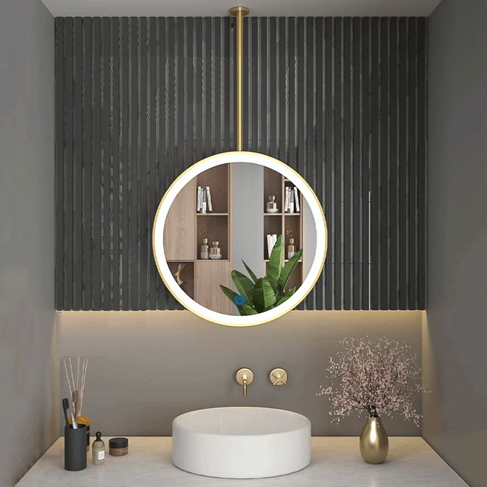 SKU: DJ-01 CEILING HANGING LED FRONT LIGHT FRAME MIRROR
