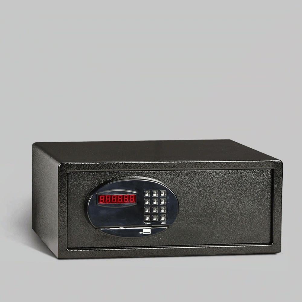 SKU: C2042 SAFE BOX WITH MAGNETIC CARD Dim.: 42x37x20cm, COMPUTER SIZE