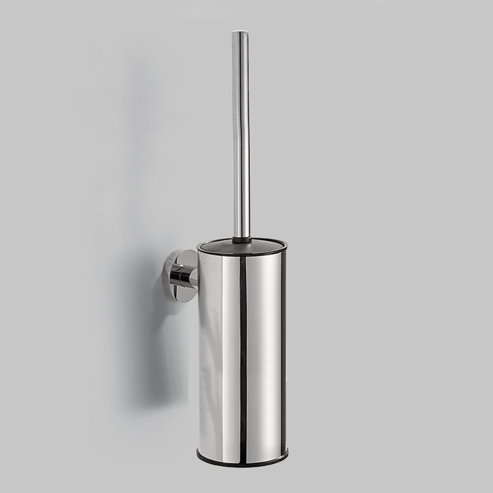 SKU: KLM705S ROUND S. STEEL WALL MOUNT TOILET BRUSH HOLDER 190mm CHROME