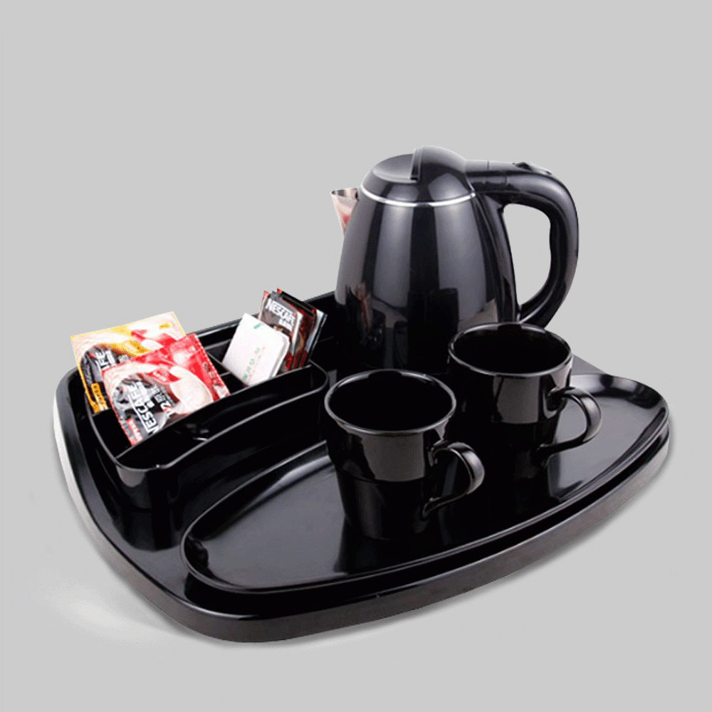 SKU: H-H2002 KETTLE 1.2L WITH TRAY SET