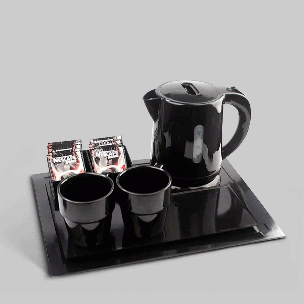 SKU: C-H1010BL KETTLE 0.8L WITH TRAY SET