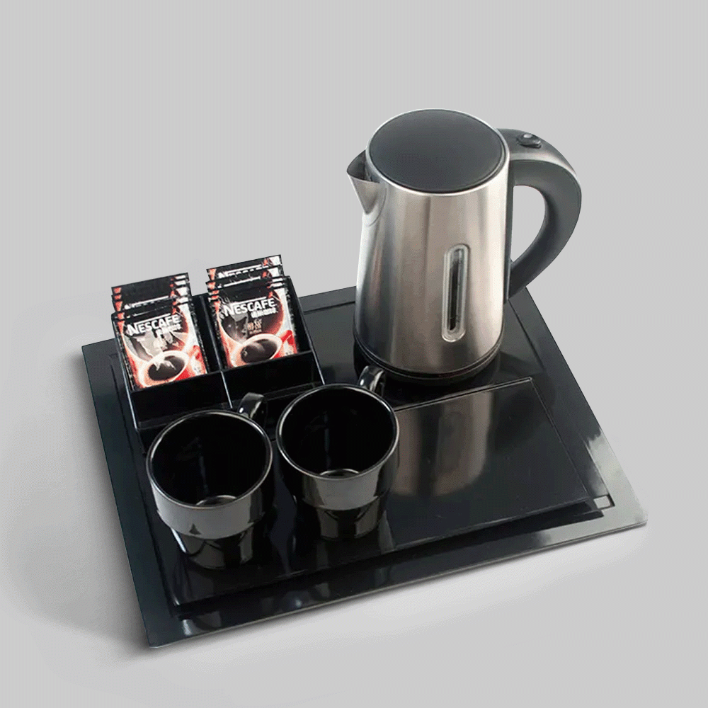 SKU: C-H1206-1 KETTLE 1.0L WITH TRAY SET