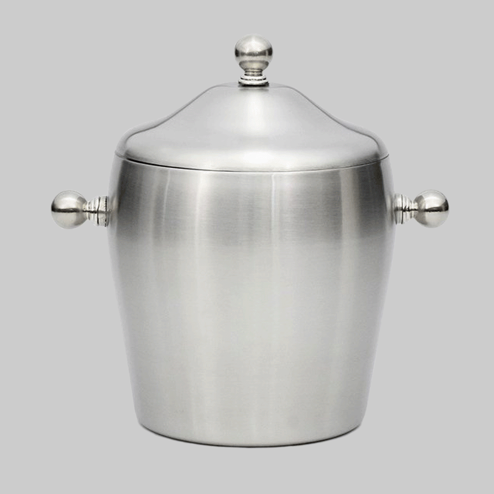 RX885-1B ICE BUCKET WITH COVER DOUBLE LAYER INSULATED STAINLESS STEEL 2.0Ltr