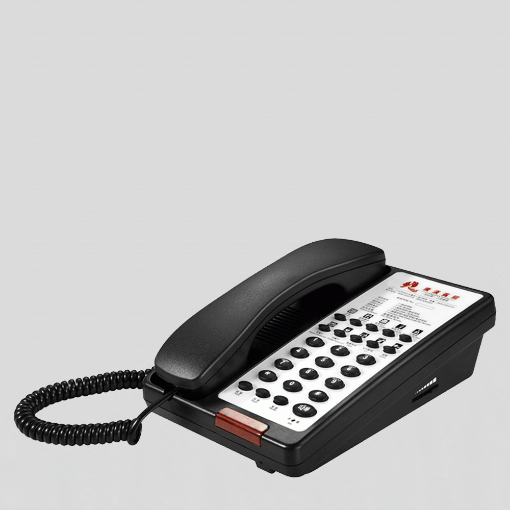 SN-0002BL TELEPHONE FOR HOTEL ROOM - BLACK
