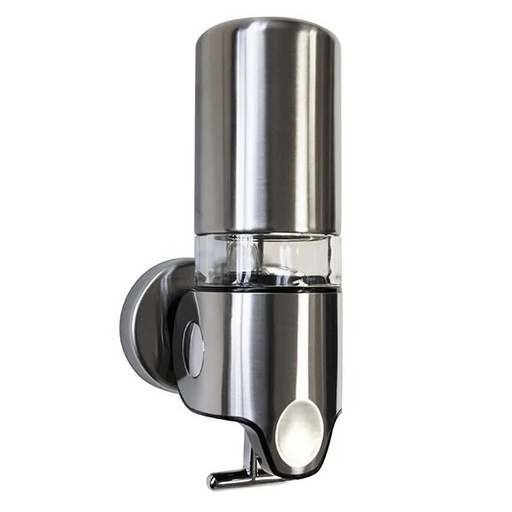 HS-7118H WALL MOUNTED SINGLE SOAP DISPENSER PULL TYPE STAINLESS STEEL