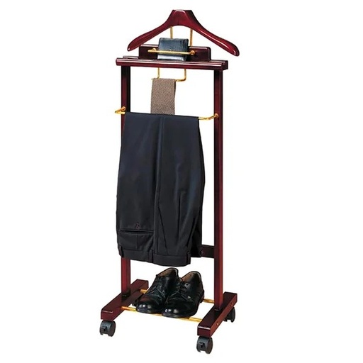 MC-I005 FLOOR STANDING WOODEN CLOTHES RACK